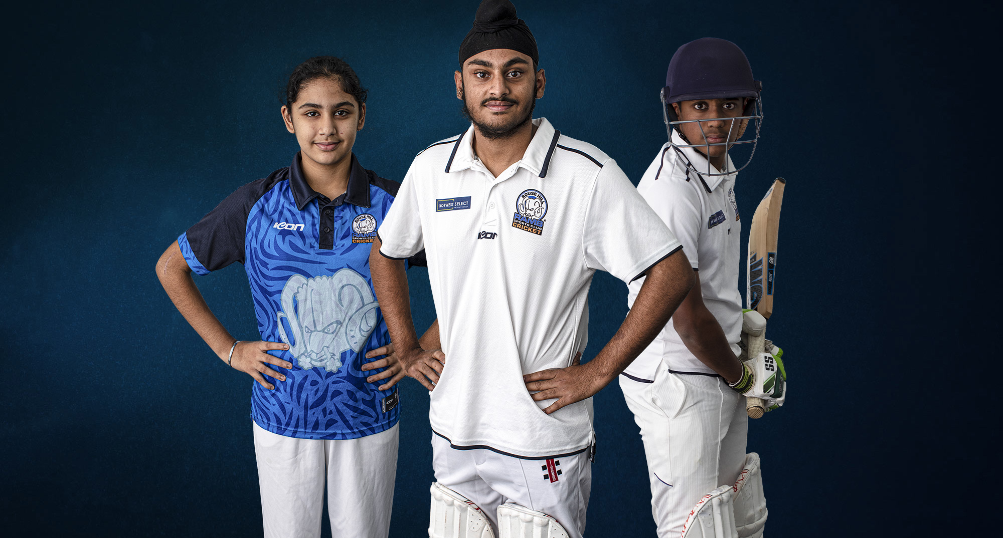 RAMS home header cricket